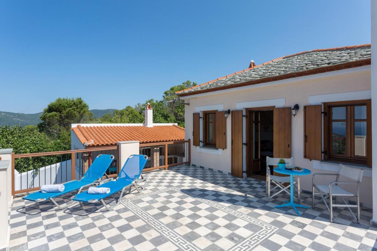 Country Villa Ouranos Skopelos Town Bagian luar foto
