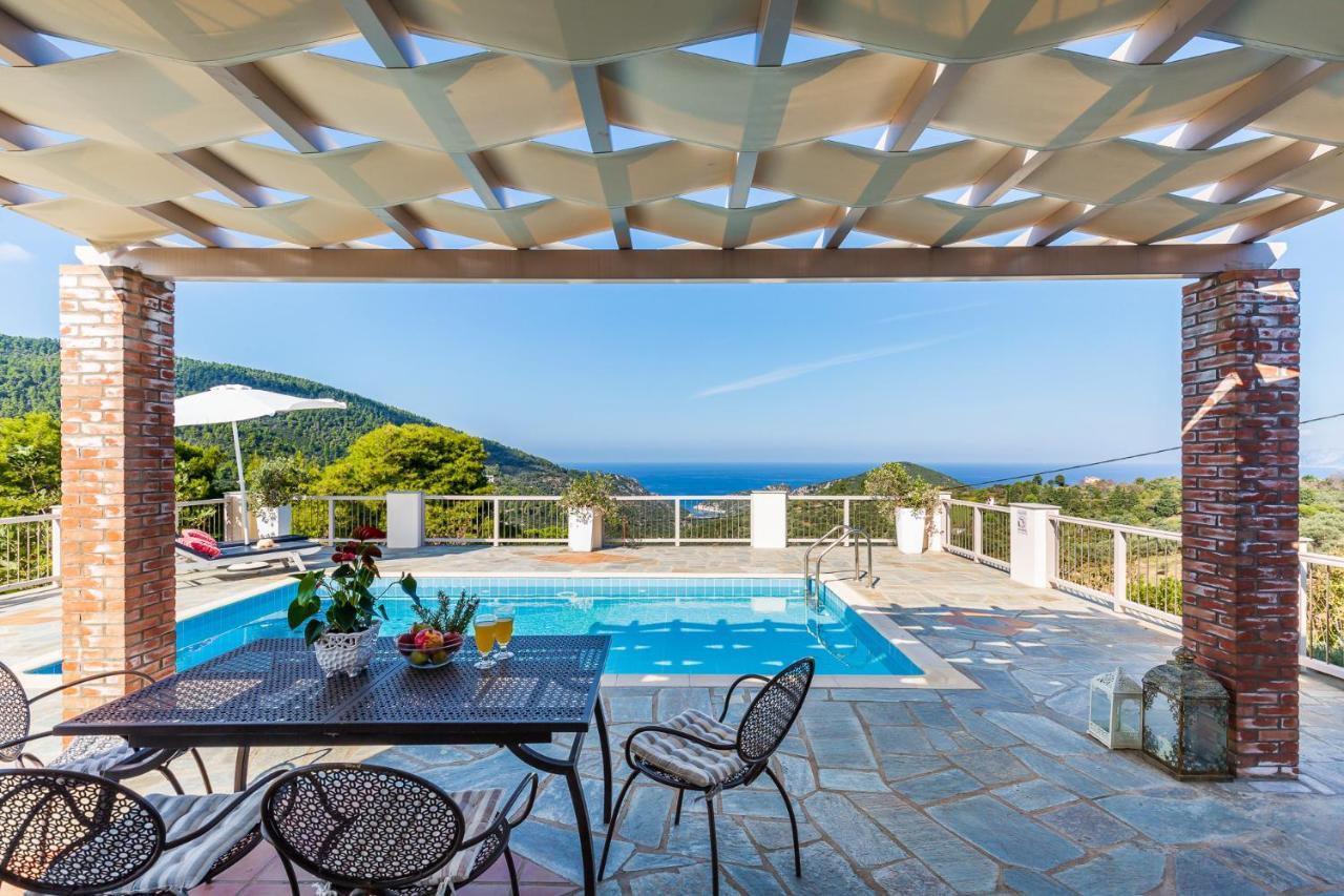 Country Villa Ouranos Skopelos Town Bagian luar foto