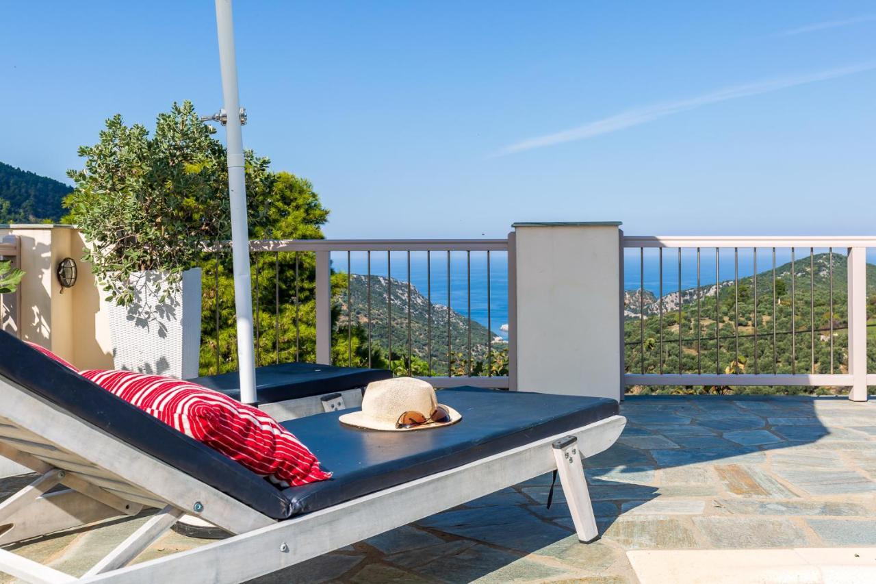 Country Villa Ouranos Skopelos Town Bagian luar foto