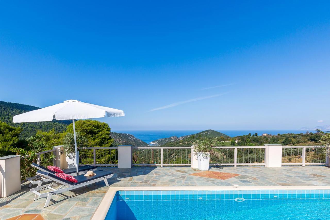 Country Villa Ouranos Skopelos Town Bagian luar foto