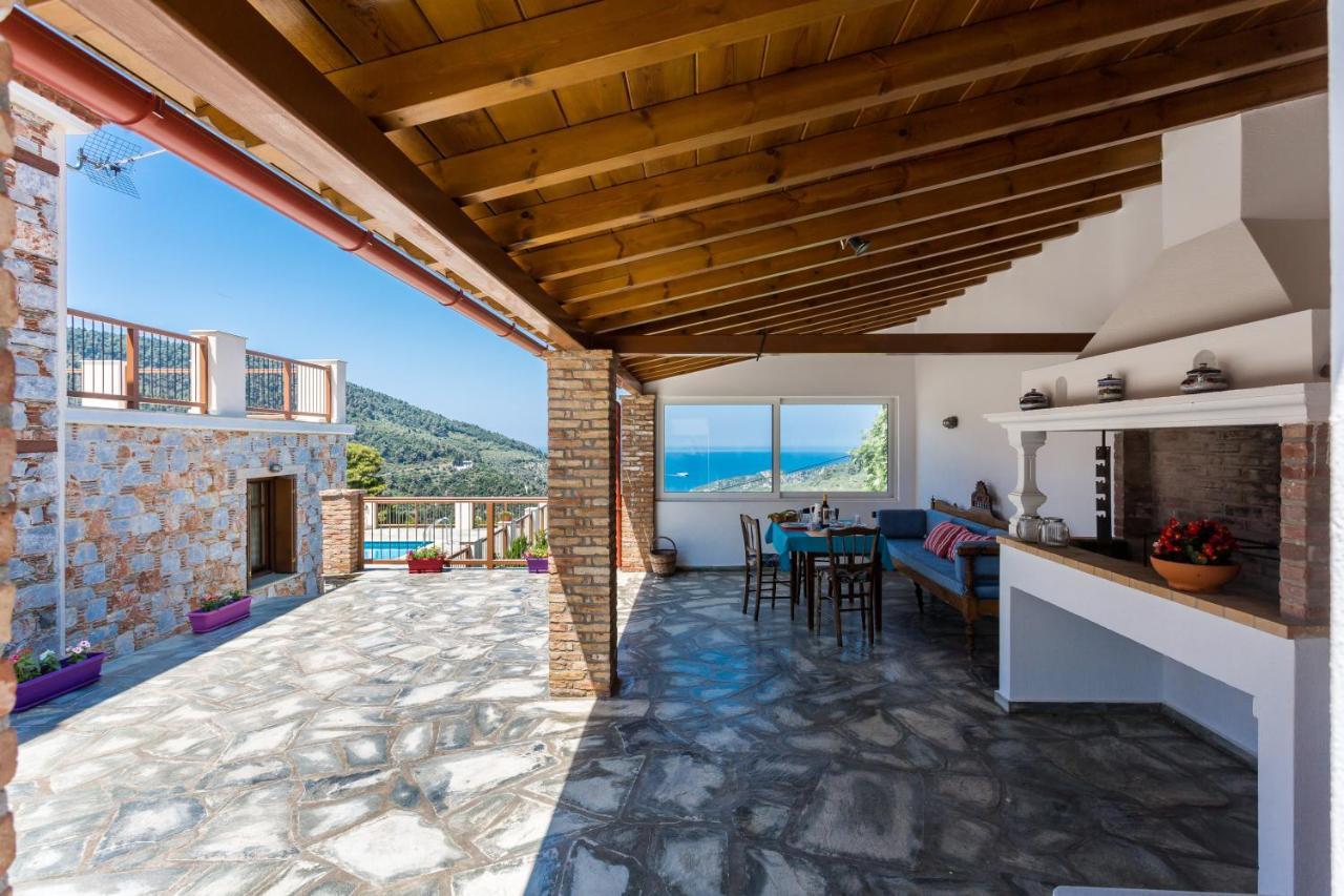 Country Villa Ouranos Skopelos Town Bagian luar foto