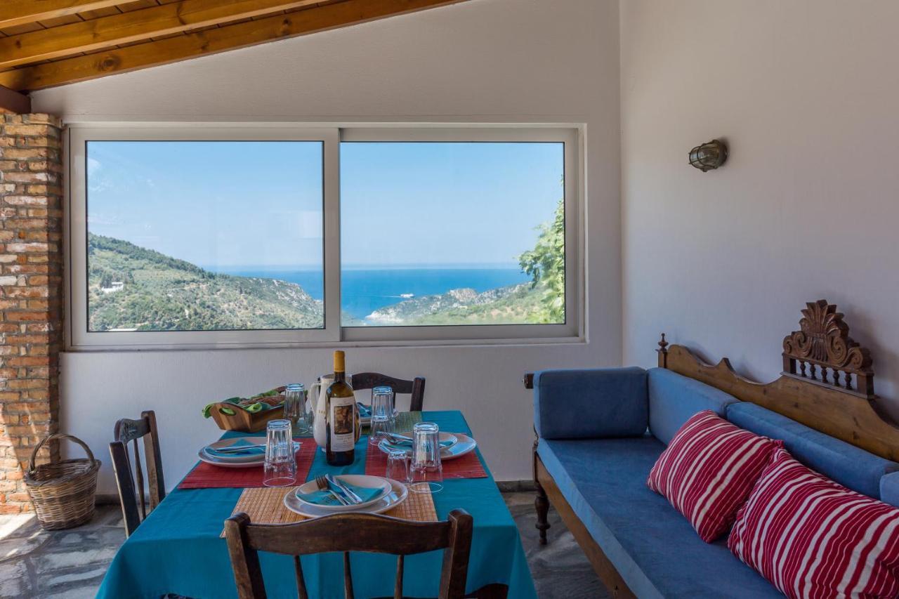 Country Villa Ouranos Skopelos Town Bagian luar foto