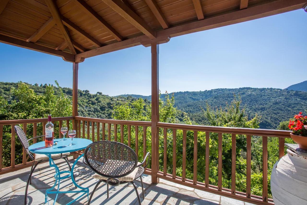 Country Villa Ouranos Skopelos Town Bagian luar foto